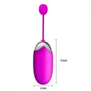 Pretty Love Abner – Cápsula Vibratória com Controle por Aplicativo Bluetooth e 12 Modos de Vibração