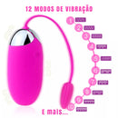 Vibrador Bluethooth Feminino Ponto G Controle por Celular À distância 12 Modos de Vibração - Pretty Love Bluetooth