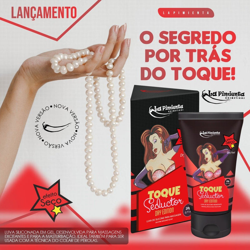 Toque sedutor efeito Seco.