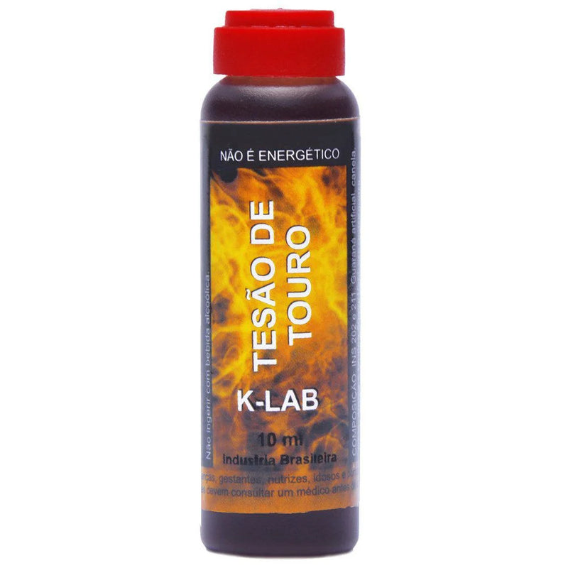 Tesão de TOURO - DOSE ÚNICA - Estimulante Afrodisíaco Natural 10ml K-Lab
