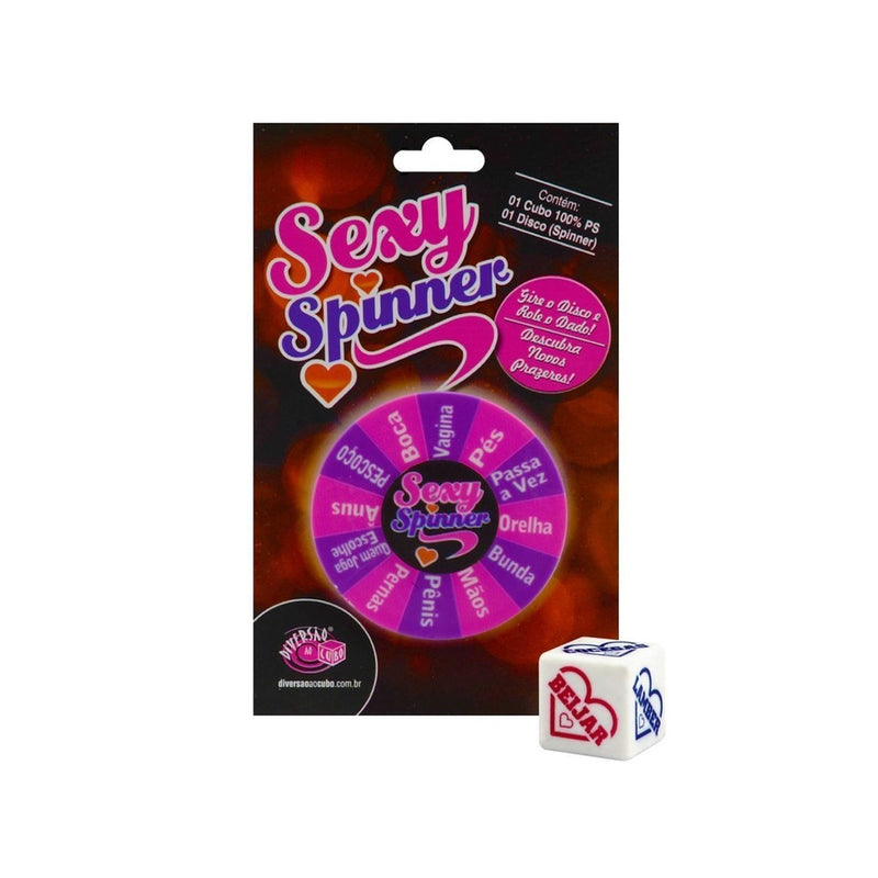 Roleta Sexy Spinner + Dado - Diversão e prazer garantidos!