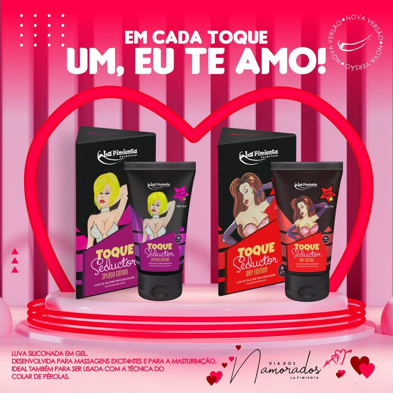 Toque sedutor efeito Seco.