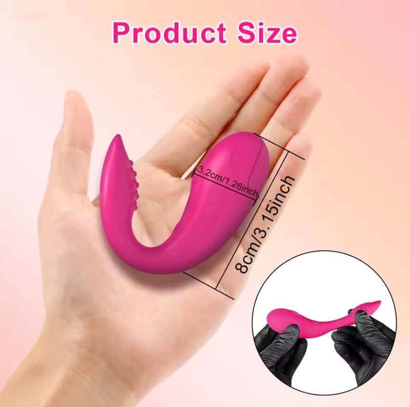 Vibrador de Casal em Formato de Baleia – Duplo Estímulo com Controle à Distância via APP 🔥