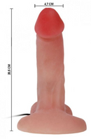 Pênis Rotativo (próttese) Cyberskin Multivelocidade Arbitrariness Vipmix – Realismo e Estimulação Intensa