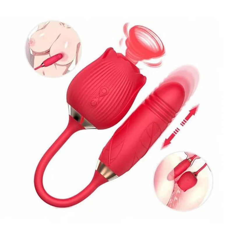 Vibrador em Formato de Rosa Sophie - Sexy Import