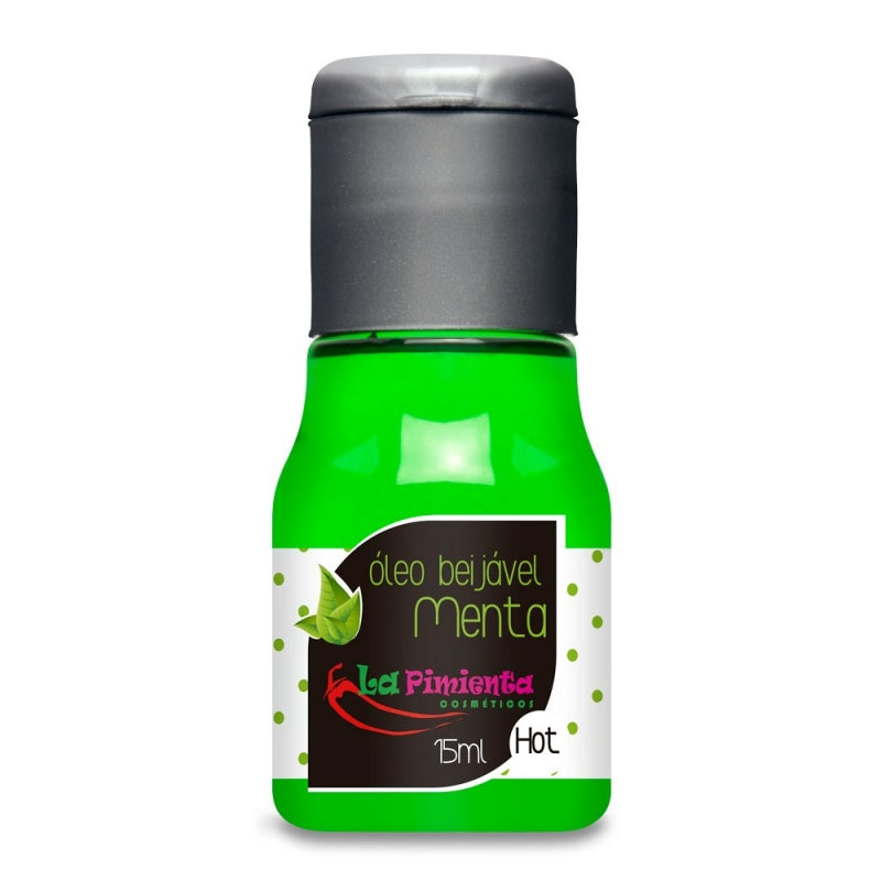 Óleo Beijável com Sensação HOT e Aroma de Menta LA PIMIENTA