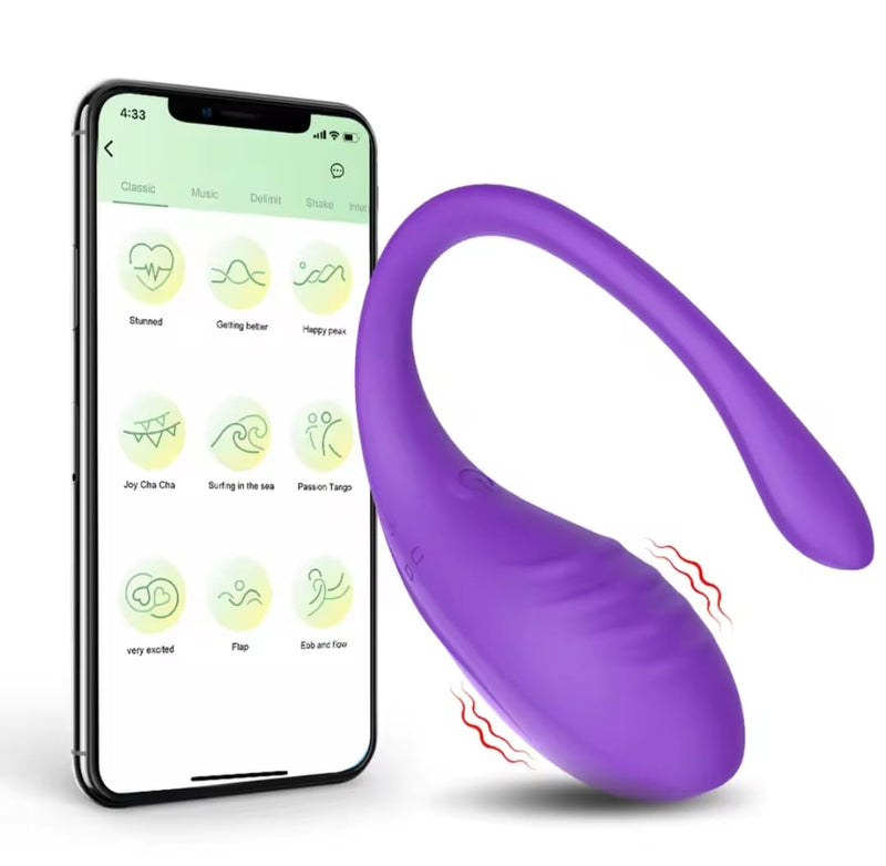 Bullet e/ou Vibrador de Casal com Controle via APP – 9 Modos de Vibração 🔥