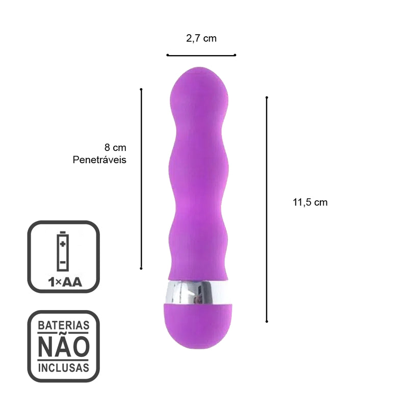 Vibrador Multivelocidade Escalonado Textura Estimulante - Youvibe