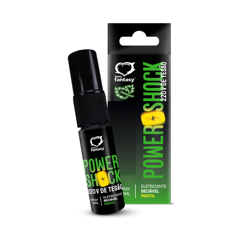 Power Shock 220v Gel Eletrizante 15g Sabor Menta