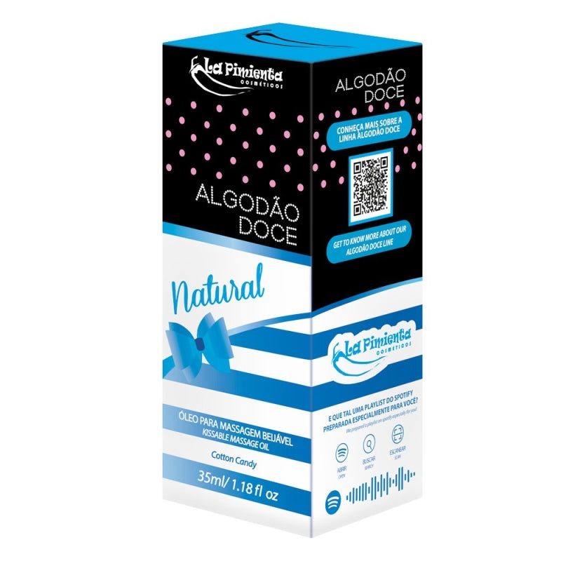 Óleo Beijável com aroma Algodão Doce - LA PIMIENTA