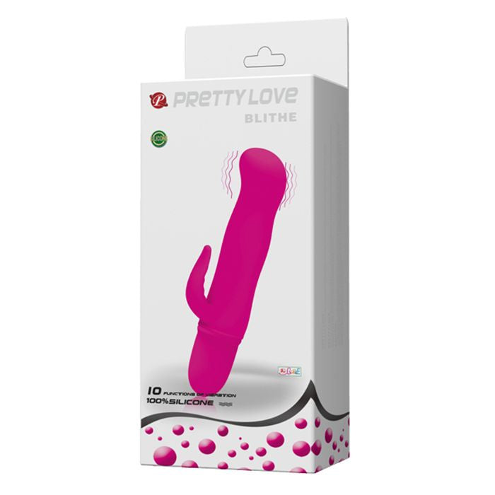 Vibrador com Plug Lateral - Pretty Love Blithe