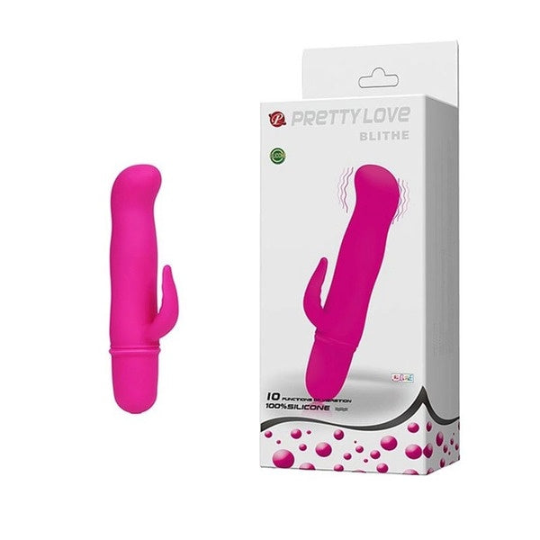 Vibrador com Plug Lateral - Pretty Love Blithe